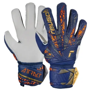 Guantes Arquero Profesional Reusch Attrakt Solid Azul